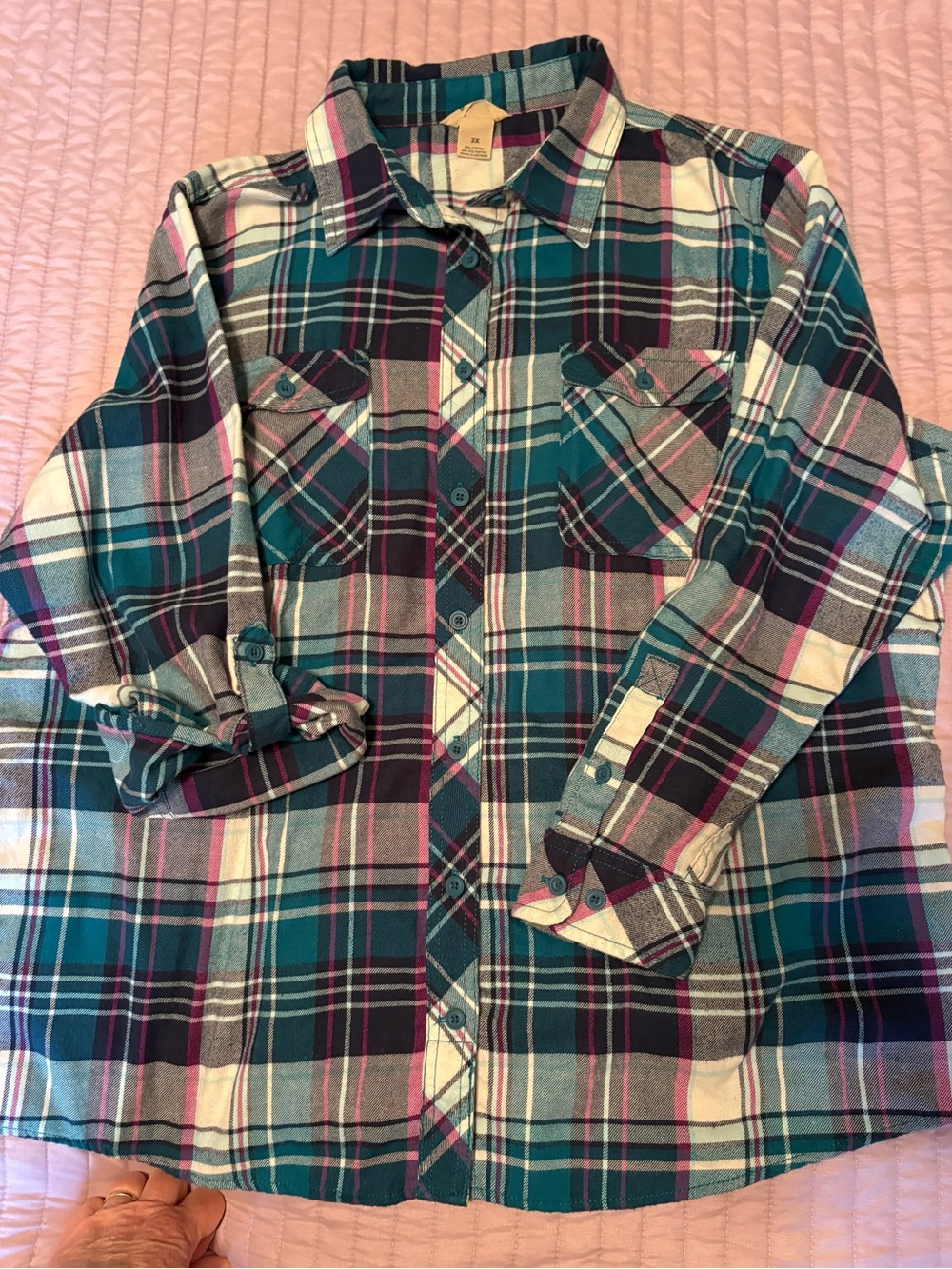 Women’s Duluth Trading Flannel Shirt, size 2X